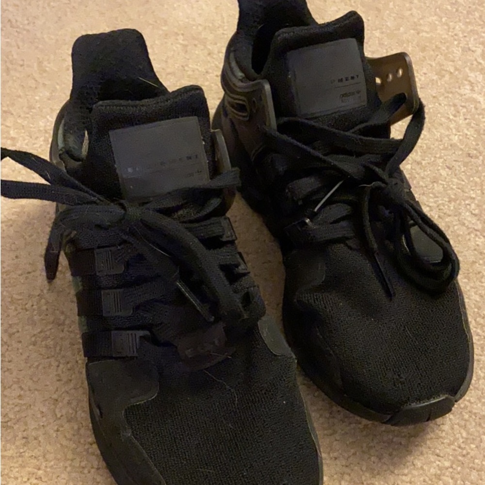 Black adidas sneakers